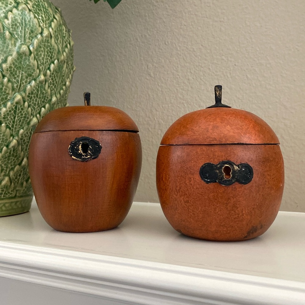 Palecek Rare Set of Wooden Tea Boxes